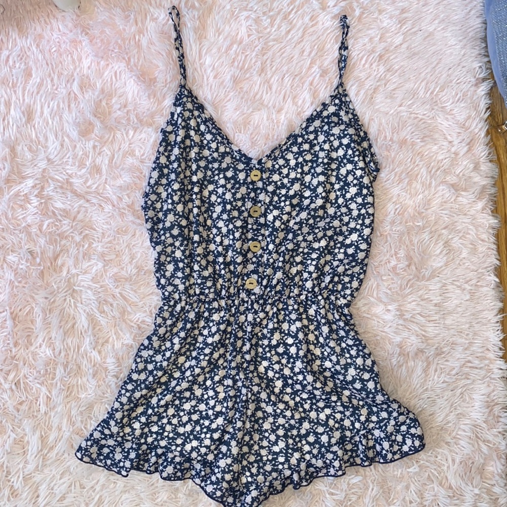 Pink Lilly flower romper